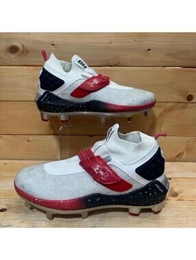 New Under Armour Harper 8 Low USA ST Baseball Cleats 3026590 100 Men's Size 7